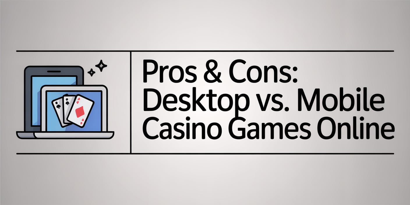 Pros & Cons: Desktop vs. Mobile Casino Games Online