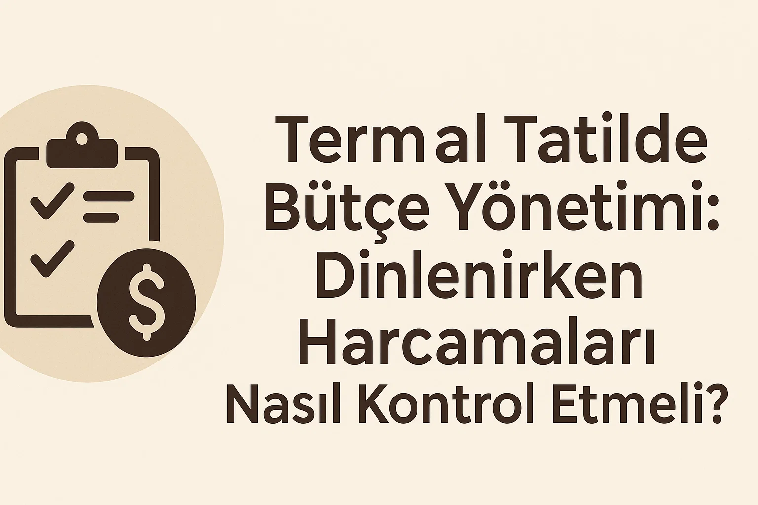 Termal Tatilde Bütçe Yönetimi: Dinlenirken Harcamaları Nasıl Kontrol Etmeli?